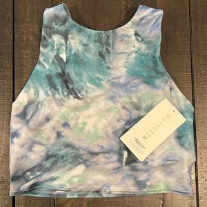 Size Small Athleta Conscious Crop Printed A-C top